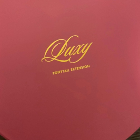 Used Luxy Hair Extensions 20" Clip-ins ponytail Platinum Blonde - Picture 3 of 6